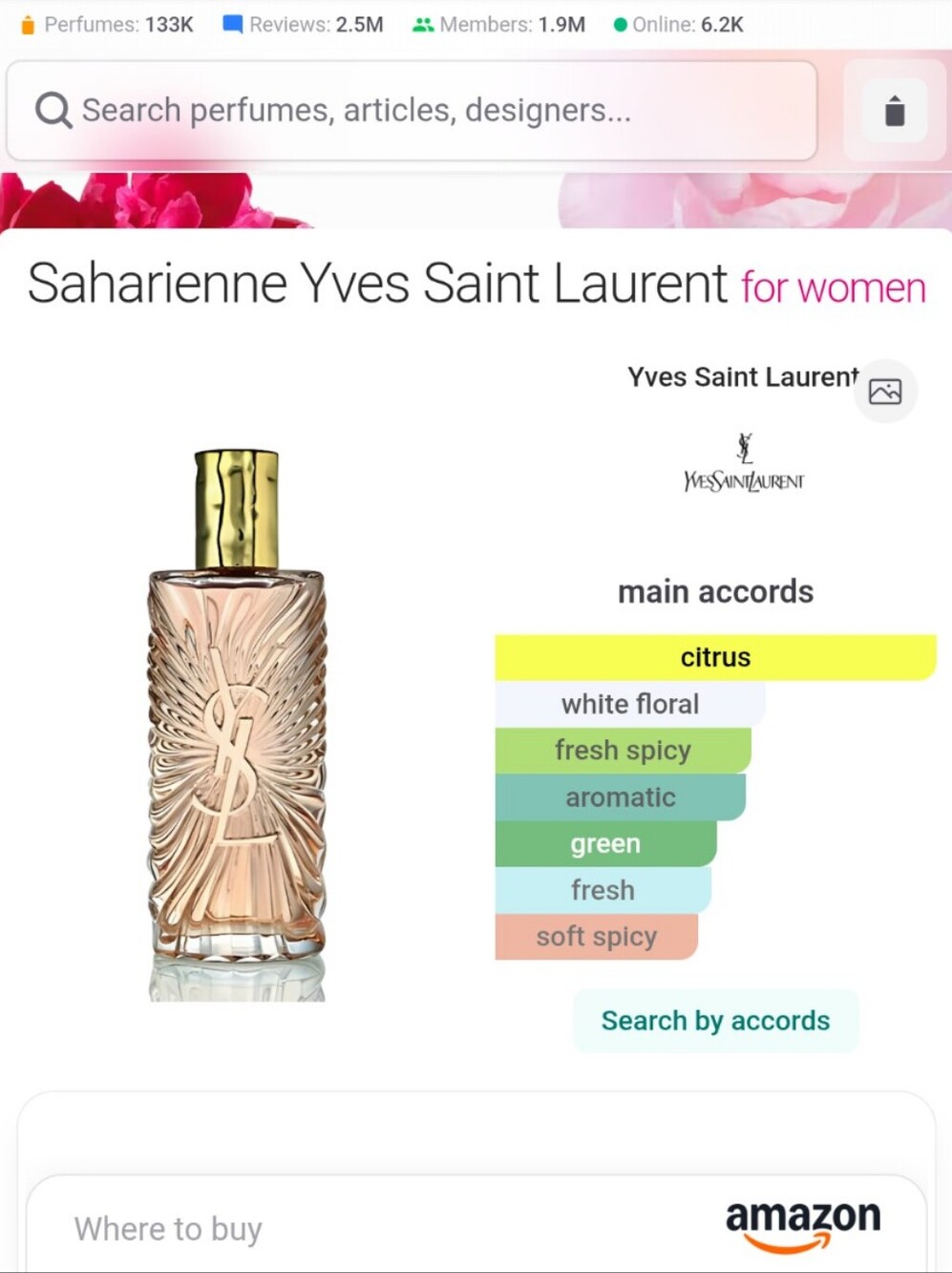 Rare *** Yves Saint Laurent Saharienne perfume edt - Picture 8 of 9